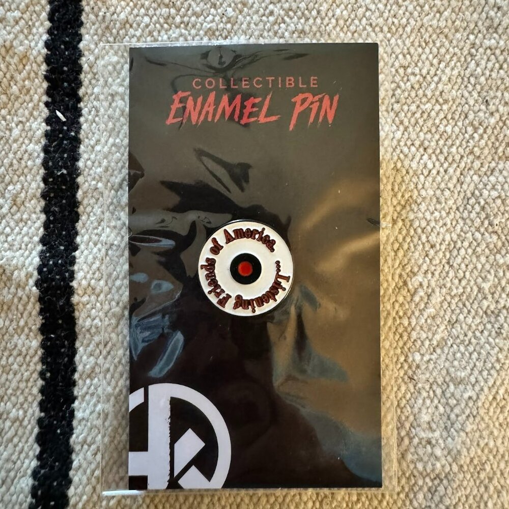 Hunt A Killer “Listening Friends of America” Collectible Enamel Pin - NEW Sealed